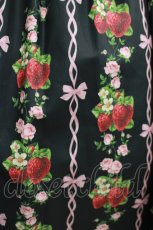 画像4: Melody BasKet / Strawberry Roseスクエアネックワンピース M ブラック H-26-10-04-1006-LO-OP-AK-ZH (4)