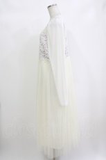 画像2: Candy Stripper / LINGERIE LAYERED DRESS 2 オフ H-26-10-04-1014-PU-OP-KB-ZH (2)