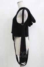 画像2: KILL STAR / NO HANG UPS CROPPED HOODIE S 黒 H-26-10-04-1016-PU-TO-AK-ZH (2)