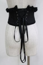 画像3: MR corset / DOUBLE LACE UP VERY SHORT CORSET  黒 H-26-10-04-1017-GO-ZA-AK-ZH (3)