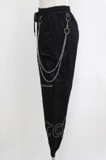 画像2: Amilige / チェーン付きパンツ  黒 H-26-10-04-1019-PU-PA-AK-ZH (2)
