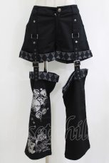画像1: PUTUMAYO / フラグメントデタッチパンツ  黒 H-26-10-04-1021-PT-PA-AK-ZH (1)