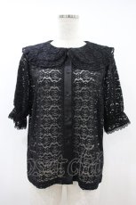 画像1: m petit by misako / TT* AOKレースブラウス M ブラック H-26-10-04-059-LO-BL-NS-ZH (1)