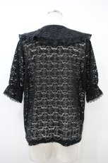 画像2: m petit by misako / TT* AOKレースブラウス M ブラック H-26-10-04-059-LO-BL-NS-ZH (2)