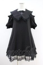 画像1: Amavel / Rosary Lace Aラインワンピース Free ブラック H-26-10-04-012-CA-OP-NS-ZH (1)