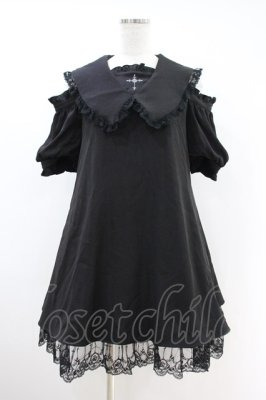Preview of Rosary Lace Aラインワンピース Free ブラック