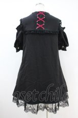画像2: Amavel / Rosary Lace Aラインワンピース Free ブラック H-26-10-04-012-CA-OP-NS-ZH (2)
