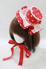 画像4: TaTaTa Lolita（海外ロリータブランド） / Candy Shop Manager ワンピース M レッド H-26-10-05-1003-PU-OP-NS-ZH (4)