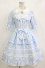 画像1: BABY,THE STARS SHINE BRIGHT / ジェノワーズワンピース Free サックス H-26-10-05-1004-BA-OP-NS-ZH (1)