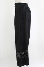 画像2: axes femme / チャイナ釦スリットパンツ M ブラック H-26-10-05-1040-AX-PA-NS-ZH (2)