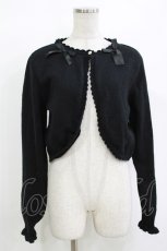 画像1: m petit by misako / AM*リボンニットボレロ M ブラック H-26-10-05-1049-LO-TO-NS-ZH (1)