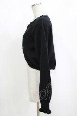 画像2: m petit by misako / AM*リボンニットボレロ M ブラック H-26-10-05-1049-LO-TO-NS-ZH (2)