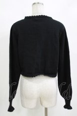 画像3: m petit by misako / AM*リボンニットボレロ M ブラック H-26-10-05-1049-LO-TO-NS-ZH (3)