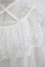 画像4: axes femme / クロスデザインシアートップス M 白 H-26-10-05-1056-AX-TO-NS-ZH (4)
