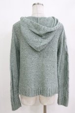 画像3: axes femme / ケーブル編みニットカーディガン M ミント H-26-10-05-1064-AX-TO-NS-ZH (3)