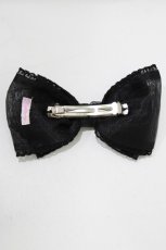 画像3: Angelic Pretty / シャーベットリボンバレッタ  黒 H-26-10-05-1077-AP-ZA-NS-ZH (3)