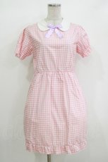 画像1: Nile Perch / ギンガムチェックワンピース F ピンク H-26-10-05-1015-LO-OP-YZ-ZH (1)