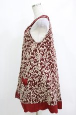 画像2: axes femme / スカラップチュニック M ワイン H-26-10-05-1019-AX-TO-NS-ZH (2)