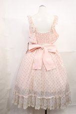 画像2: ERIKA Collaboration / 小花柄シアージャンパースカート 4L ピンク H-26-10-05-002-LO-OP-NS-ZH (2)