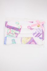 画像1: Angelic Pretty / Fancy Candyマスクカバー  ホワイト H-26-10-05-026-AP-ZA-SZ-ZH (1)