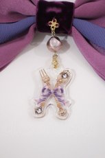 画像3: Enchantlic Enchantilly / リボンブローチ  ラベンダー カトラリー H-26-10-05-031-LO-ZA-IG-ZH (3)
