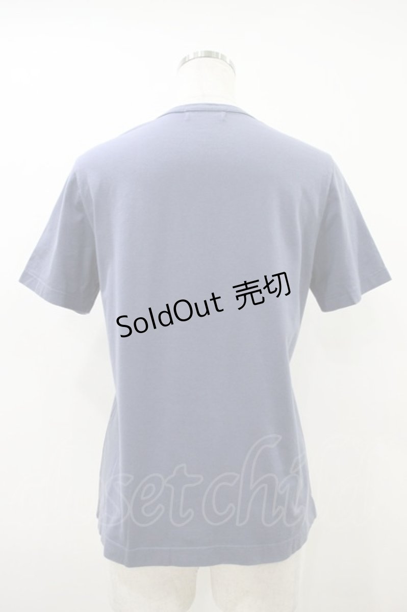 画像2: Jane Marple / フラワープリントTシャツ M ブルー H-26-10-06-1048-JM-TO-AK-ZH (2)