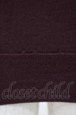 画像4: Jane Marple / ハイネックプルオーバー M ボルドー H-26-10-06-1052-JM-TO-AK-ZH (4)