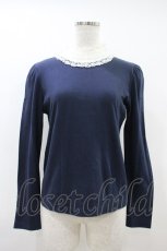 画像1: Jane Marple / レースカラープルオーバー M ネイビー H-26-10-06-1054-JM-TO-AK-ZH (1)