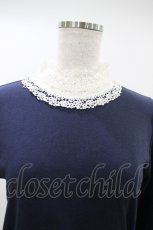 画像3: Jane Marple / レースカラープルオーバー M ネイビー H-26-10-06-1054-JM-TO-AK-ZH (3)