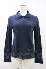 画像1: Jane Marple / ダブルカラーのプルオーバー M ネイビー H-26-10-06-1055-JM-TO-AK-ZH (1)
