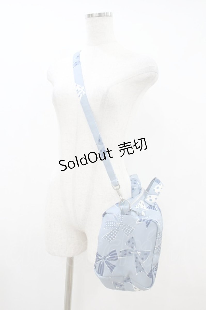 画像2: Jane Marple / The 30th Ribbon Bag  ブルー H-26-10-06-1012-JM-BG-AK-ZH (2)