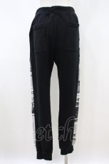 画像2: MILKBOY / GOSSIP SWEAT PANTS  白×黒 H-26-10-06-1013-MB-PA-AK-ZH (2)