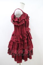 画像3: Vallee lys / Precious Embroidered Lace Mini Dress  ボルドー H-26-10-06-1015-GO-OP-AK-ZH (3)