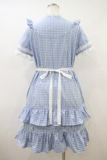 画像2: MILK / Poupeeワンピース  サックスギンガム H-26-10-06-1016-ML-OP-AK-ZH (2)