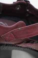 画像5: YOSUKE / 厚底ストラップシューズ LL ワイン H-26-10-06-1001-PU-SH-AK-ZH (5)