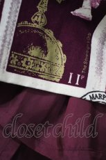画像5: Jane Marple / Royal Stampのタックスカート M ワイン H-26-10-06-1018-JM-SK-AK-ZH (5)