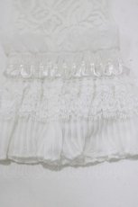 画像2: axes femme / レーシープリーツカフス  白 H-26-10-06-019-AX-ZA-NS-ZH (2)