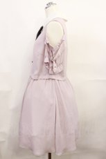 画像2: Ank Rouge / 襟付きオフショルワンピース M ピンク H-26-10-07-006-CA-OP-IG-ZH (2)