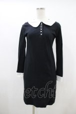 画像1: MILK / ロゼットワンピース  ブラック H-26-10-07-1009-ML-OP-AK-ZH (1)
