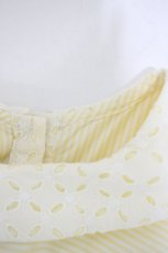 画像3: MILK / レースカラーストライプブラウス  イエロー H-26-10-07-1020-ML-BL-AK-ZH (3)