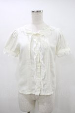 画像1: MILK / キャロラインブラウス  アイボリー H-26-10-07-1021-ML-BL-AK-ZH (1)