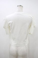 画像2: MILK / ドットパフカーディガン  オフ H-26-10-07-1022-ML-TO-AK-ZH (2)