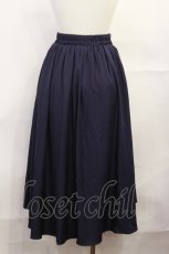 画像2: axes femme / ジップフリルスカート M ネイビー H-26-10-07-016-AX-SK-NS-ZH (2)