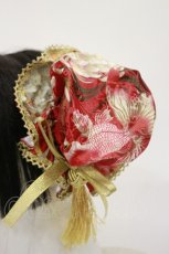 画像2: Royal Princess Alice / 菊華金魚?和風チャイナ?お団子カバー  レッド H-26-10-07-031-LO-AC-OW-ZH (2)