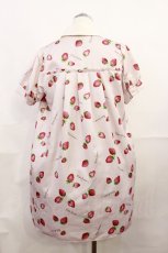 画像2: Ank Rouge / FancyStrawberryシャツOP M ピンク H-26-10-07-003-CA-OP-IG-ZH (2)