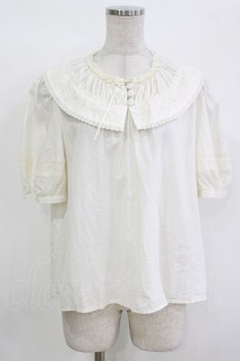 Preview of 刺繍ブラウス M 生成り