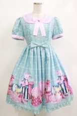 画像1: Angelic Pretty / Lovely Toyboxワンピース one size fits all サックス H-26-10-08-004-AP-OP-AS-ZH (1)