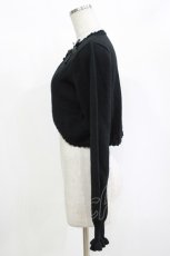 画像2: m petit by misako / AM*リボンニットボレロ S ブラック H-26-10-08-046-LO-TO-NS-ZH (2)