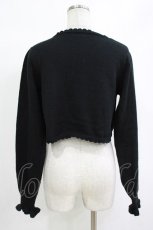 画像3: m petit by misako / AM*リボンニットボレロ S ブラック H-26-10-08-046-LO-TO-NS-ZH (3)