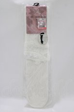 画像1: m petit by misako / TTOVKレーシーフリル 23~25cm 白 H-26-10-08-050-LO-ZA-NS-ZH (1)